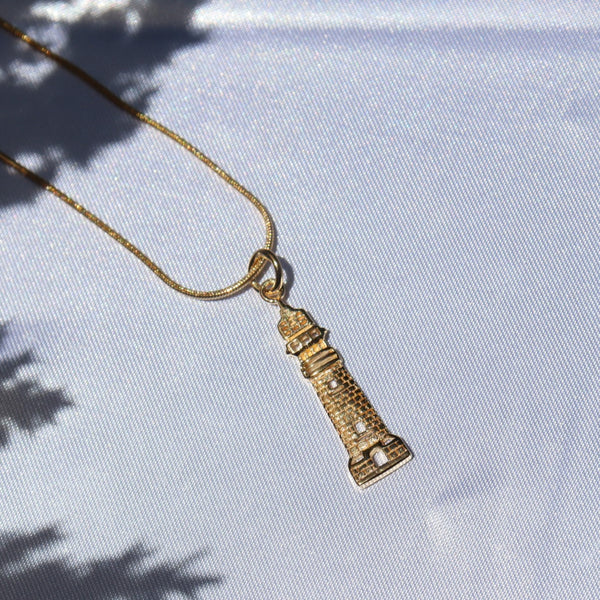 Cape Leeuwin Lighthouse Necklace Gold WHOLESALE