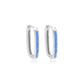 Lorez Silver Hoop Earrings