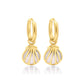 Mini Lucia Gold Huggie Earrings