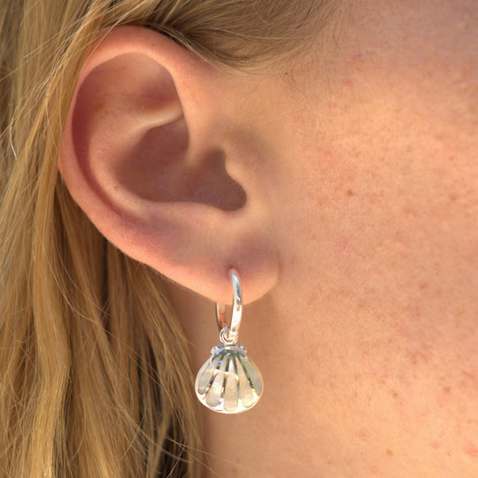 Lucia Hoops Silver