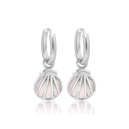 Mini Lucia Silver Huggie