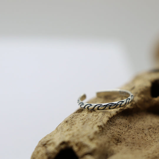 Mini Wave Toe Ring WHOLESALE