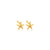 Mini Starfish Gold Studs