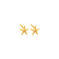 Mini Starfish Gold Studs