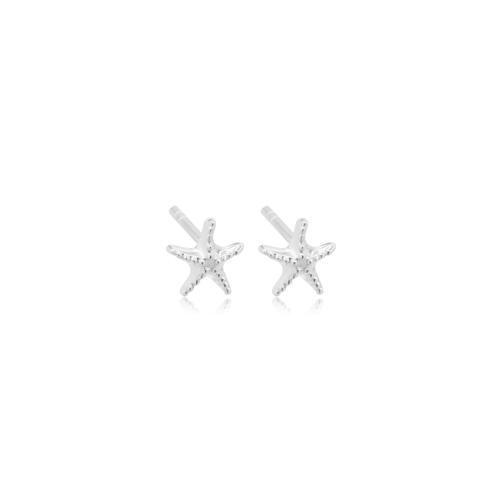 Mini Starfish Silver Studs