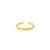 Mini Wave Gold Toe Ring