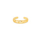 Oceania Gold Toe Ring