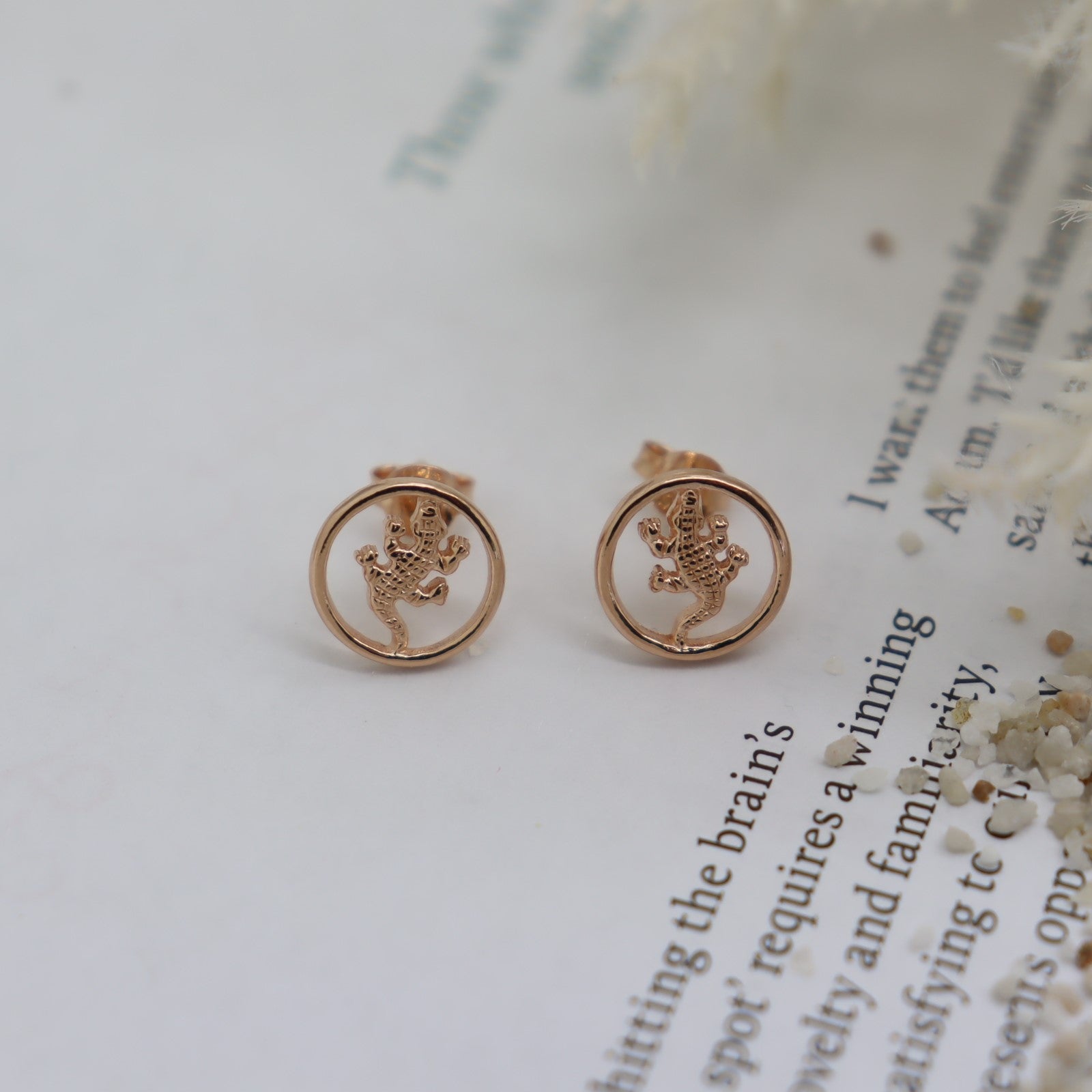 Saltwater Crocodile Stud Gold WHOLESALE