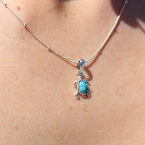 Sea Turtle Turquoise Necklace