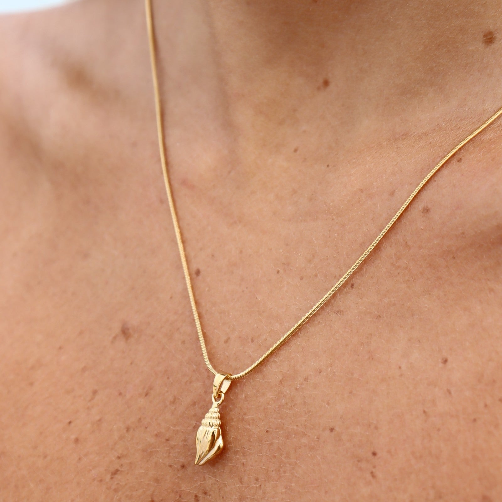 Seashell Gold Necklace
