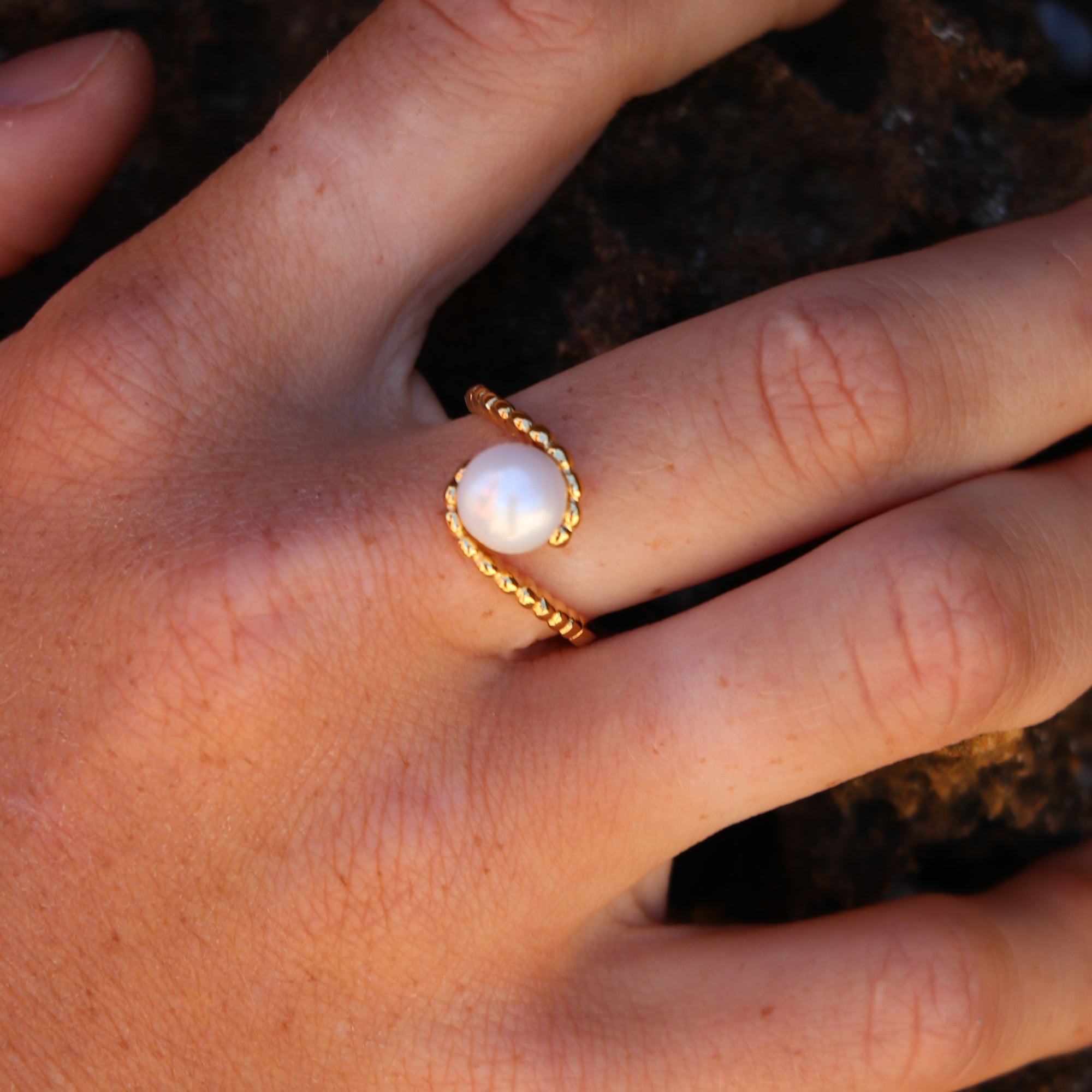 Serenity Gold Ring