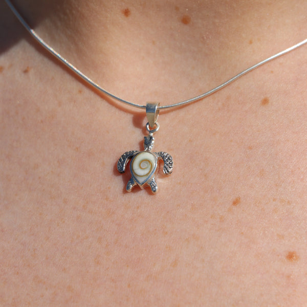 Shiva Eye Turtle Necklace