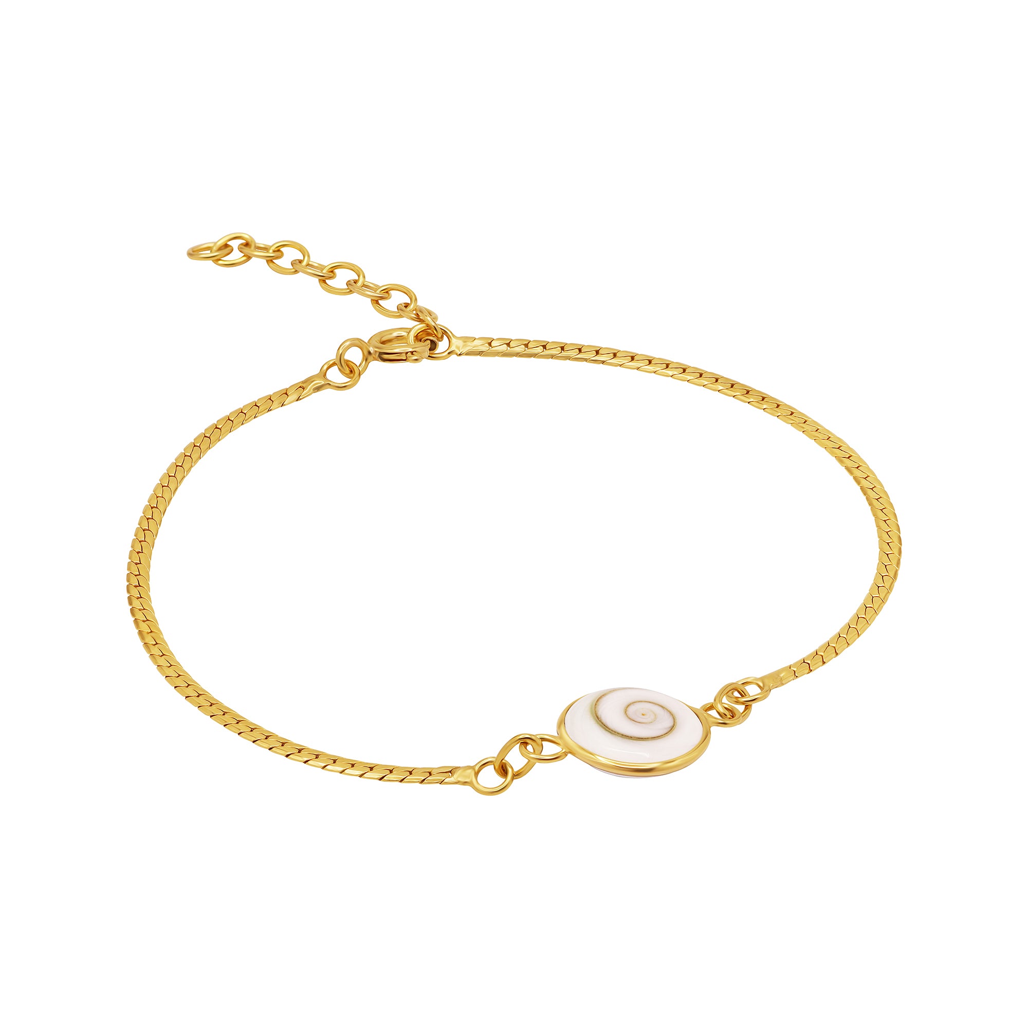 Ceres Shiva Gold Bracelet