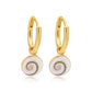 Shiva Gold Huggie Earrings
