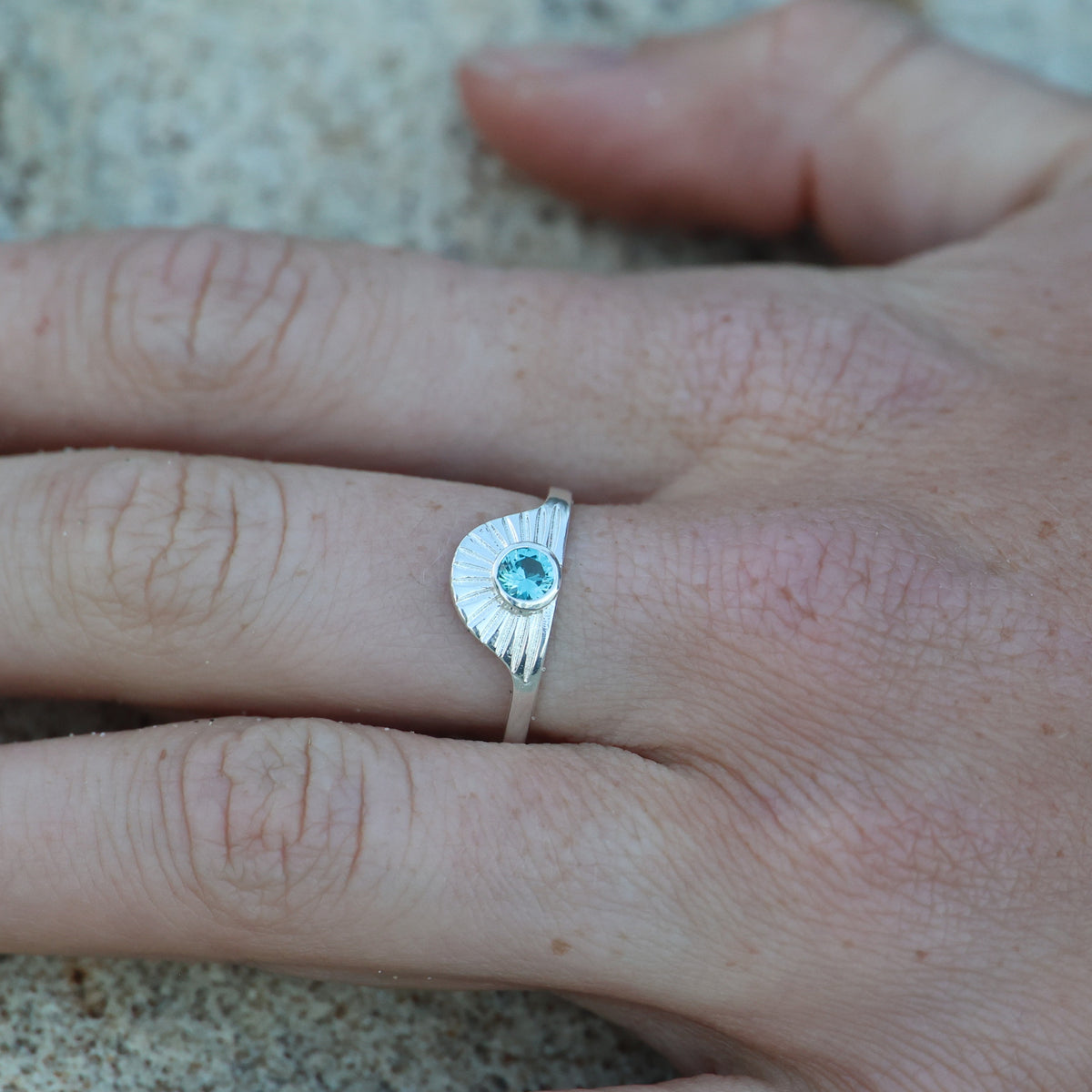 Solstice Silver Ring