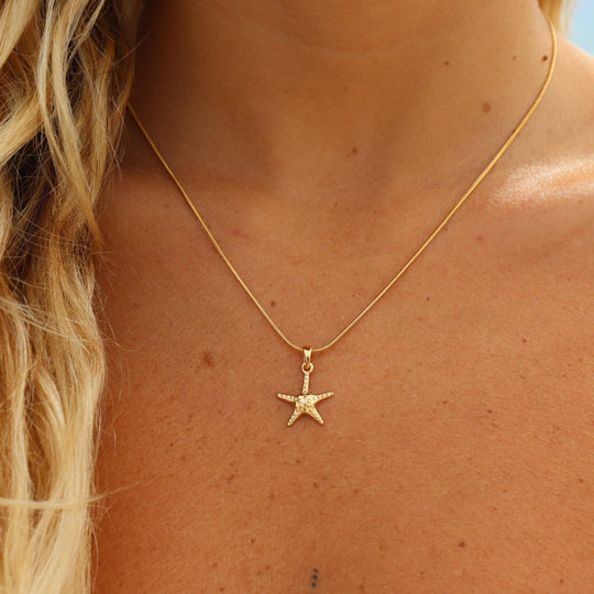 Starfish Gold Necklace