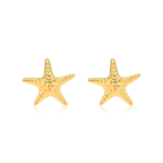 Starfish Gold Studs