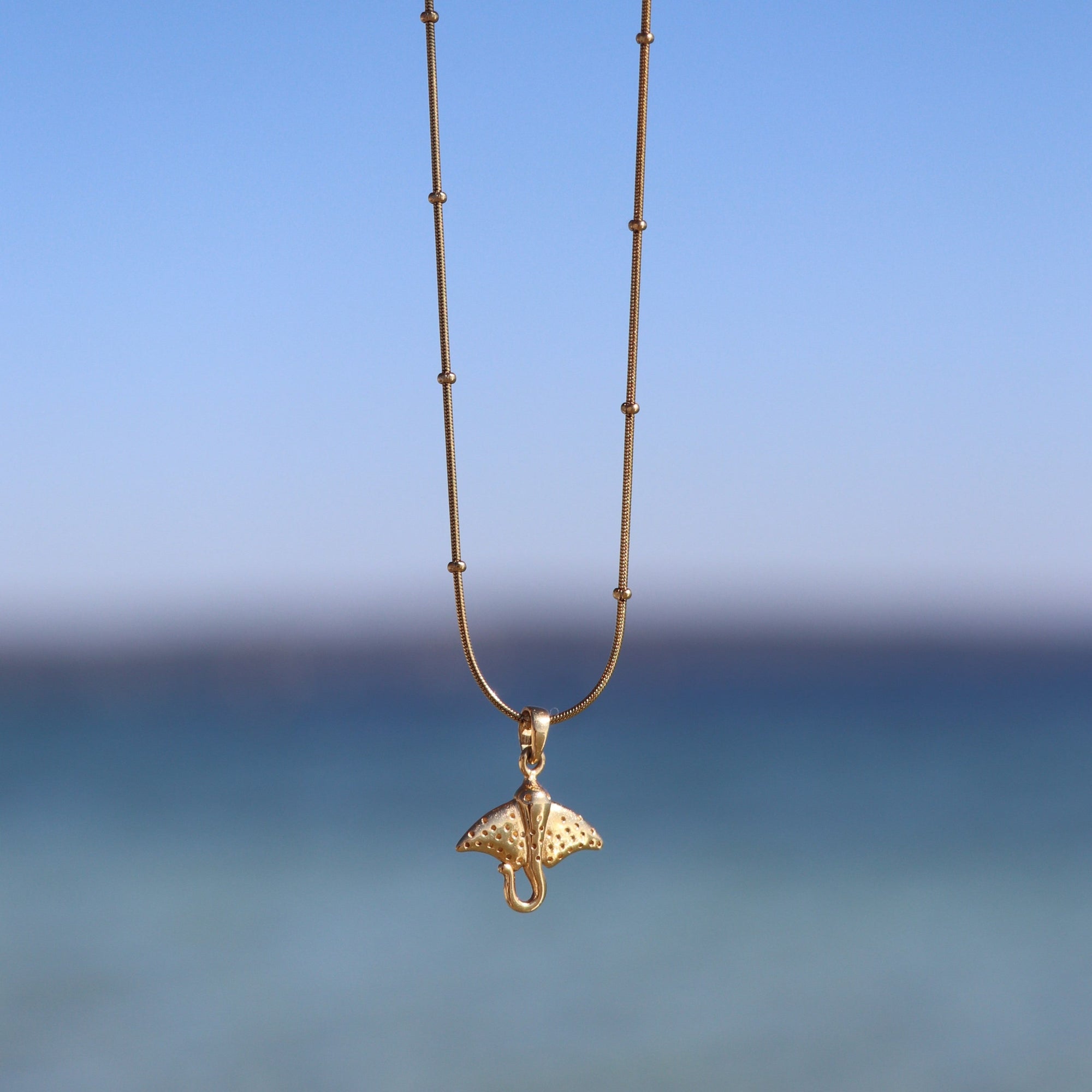 Stingray Gold Necklace