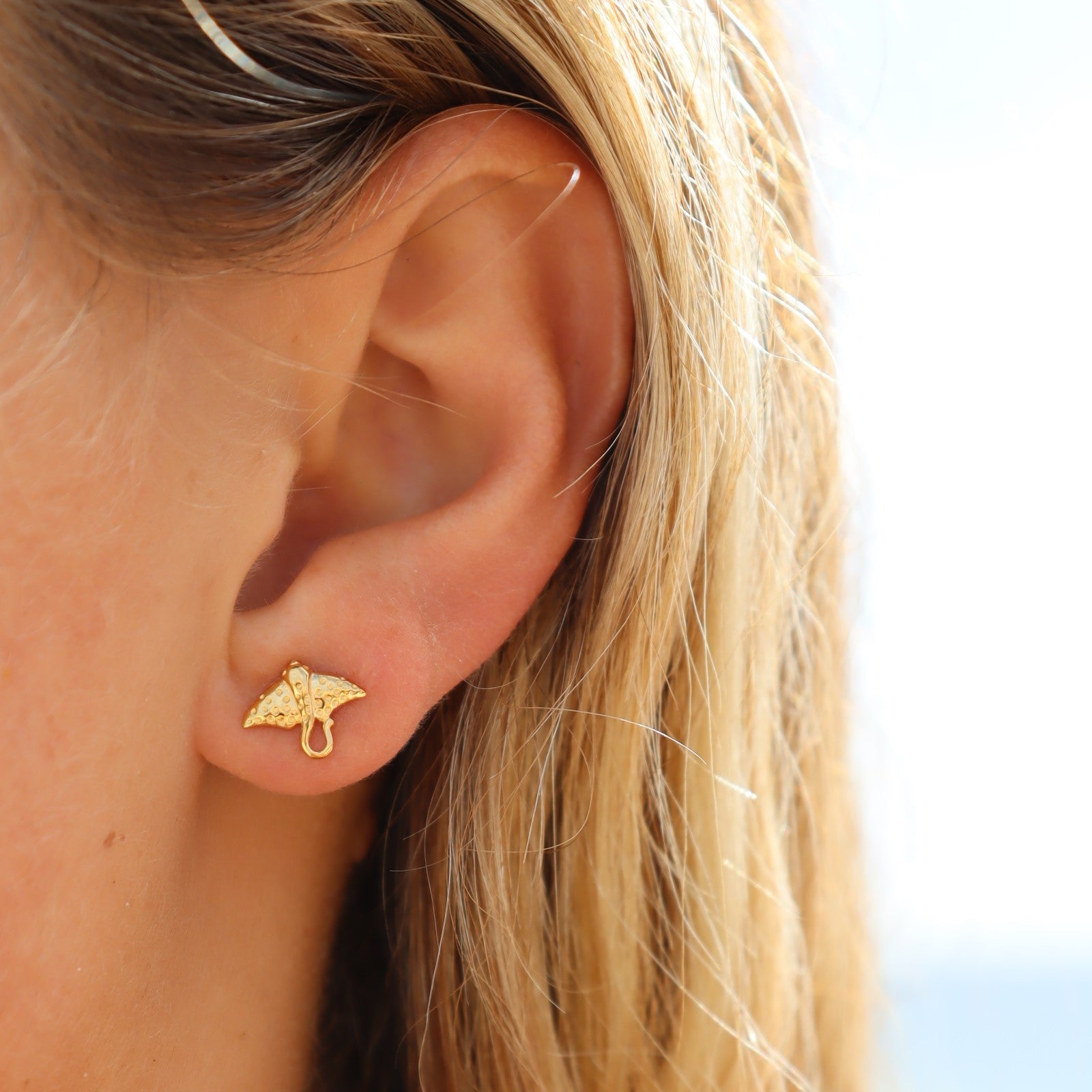 Stingray Gold Studs WHOLESALE