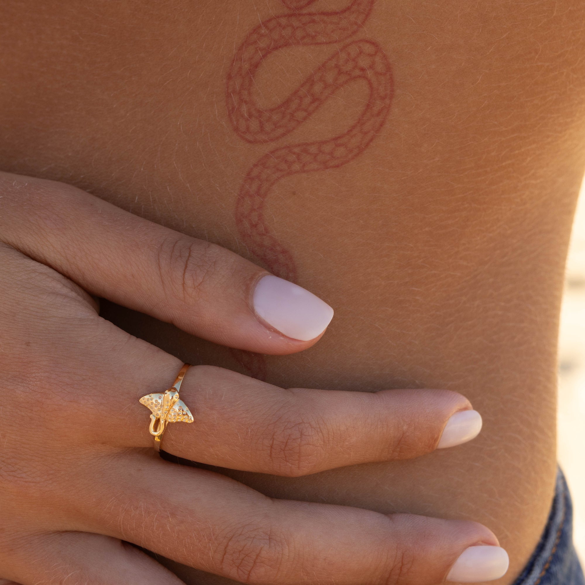 Stingray Gold Ring