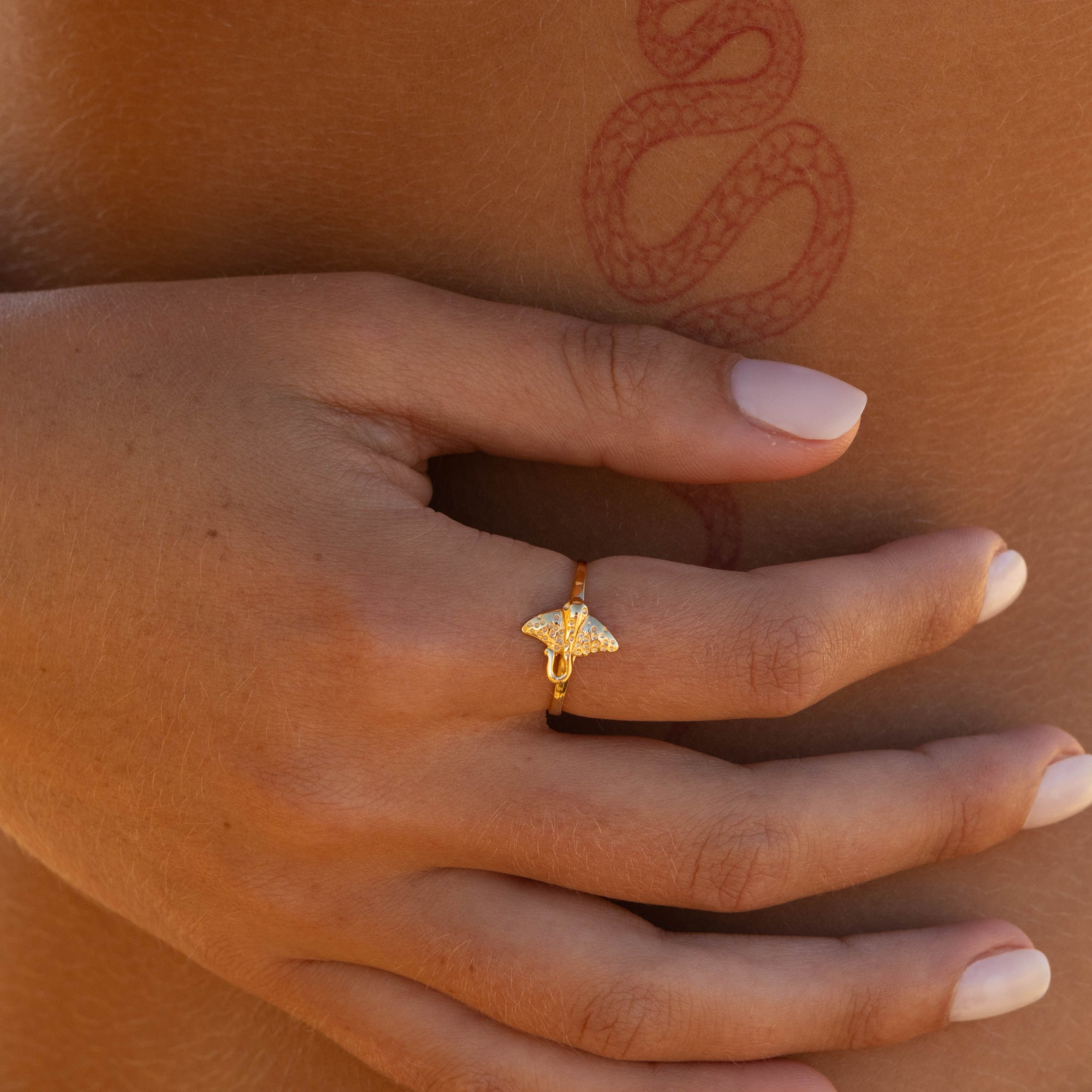 Stingray Gold Ring