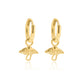 Stingray Gold Huggie Earrings