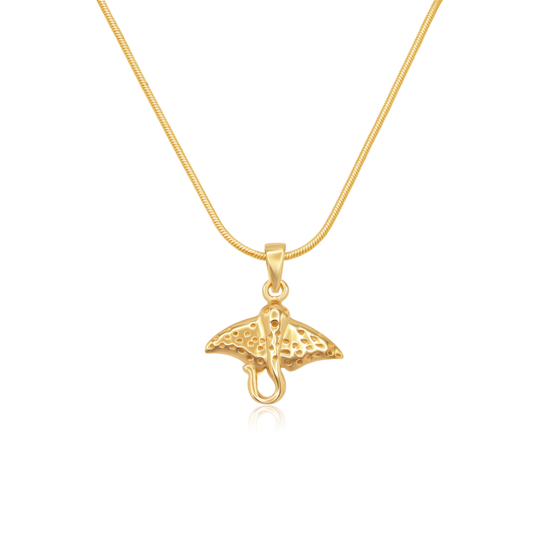 Stingray Gold Necklace