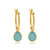 Tallulah Chalcedony Gold Drops