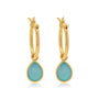 Tallulah Chalcedony Gold Drops