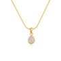 Tallulah Moonstone Gold Necklace