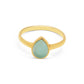 Tallulah Chalcedony Gold Ring
