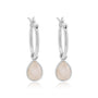 Tallulah Moonstone Silver Drops