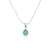 Tallulah Necklace Chalcedony Blue