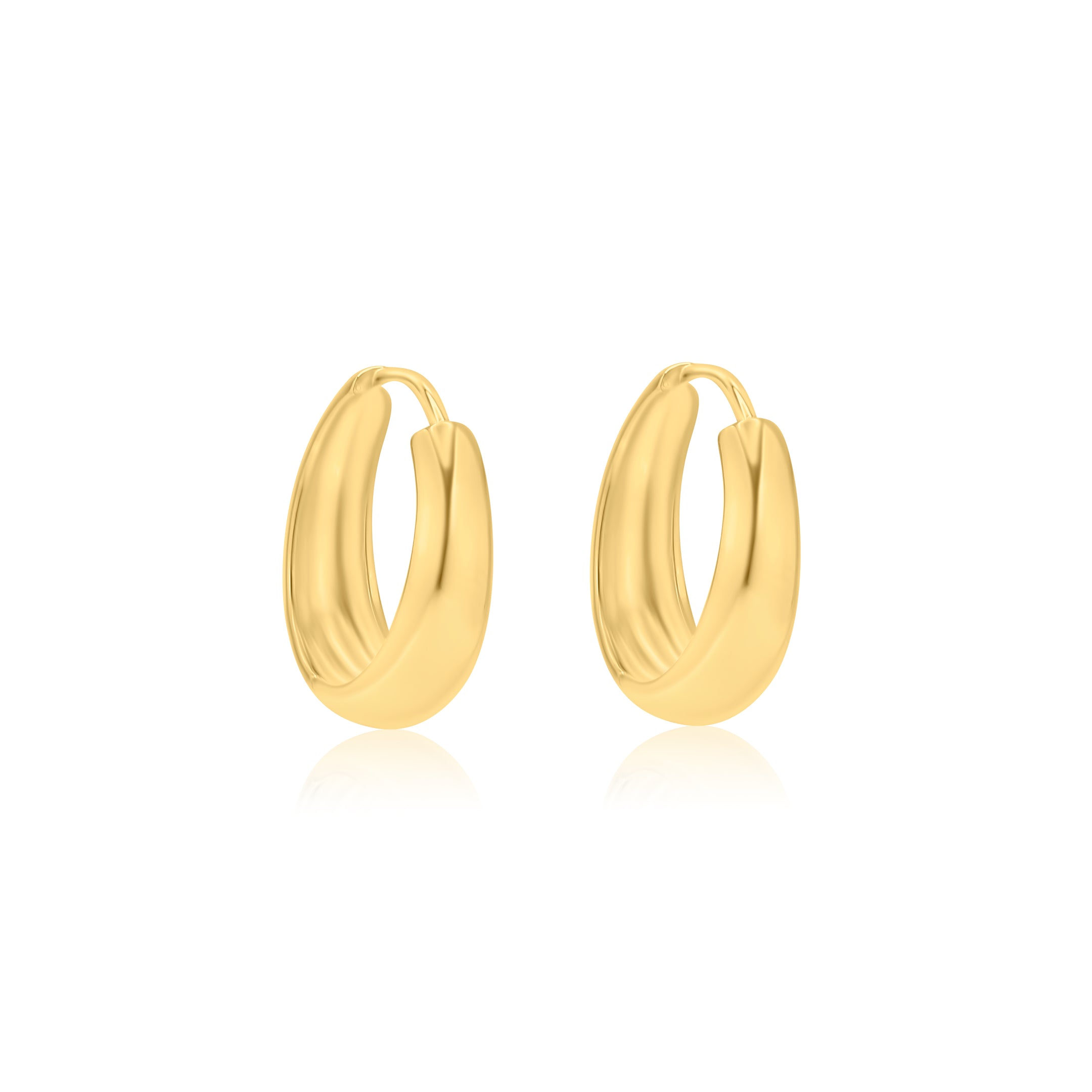 Tyler Hoop Gold 13mm