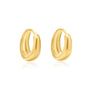 Tyler 15mm Gold Hoops