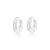Tyler 13mm Silver Hoops