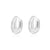 Tyler 15mm Silver Hoops