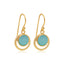 Violet Gold Earring