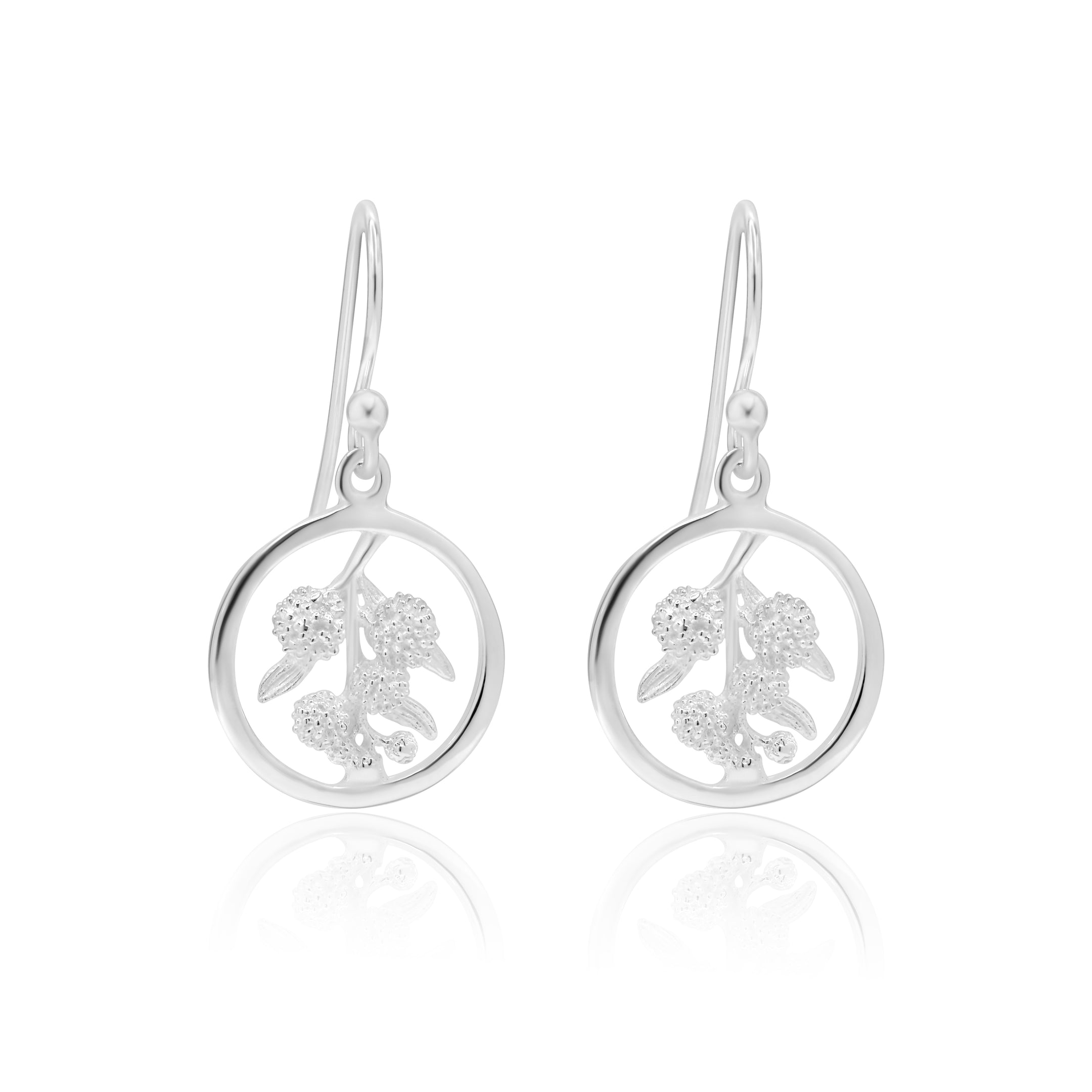 Australian Wattle Silver Rim Drop