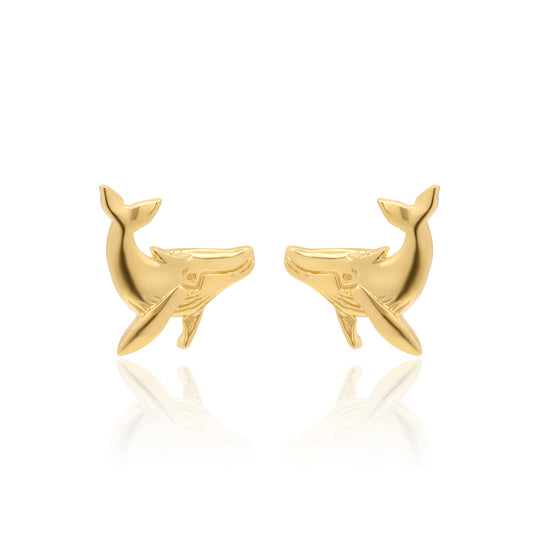 Whale Stud Gold