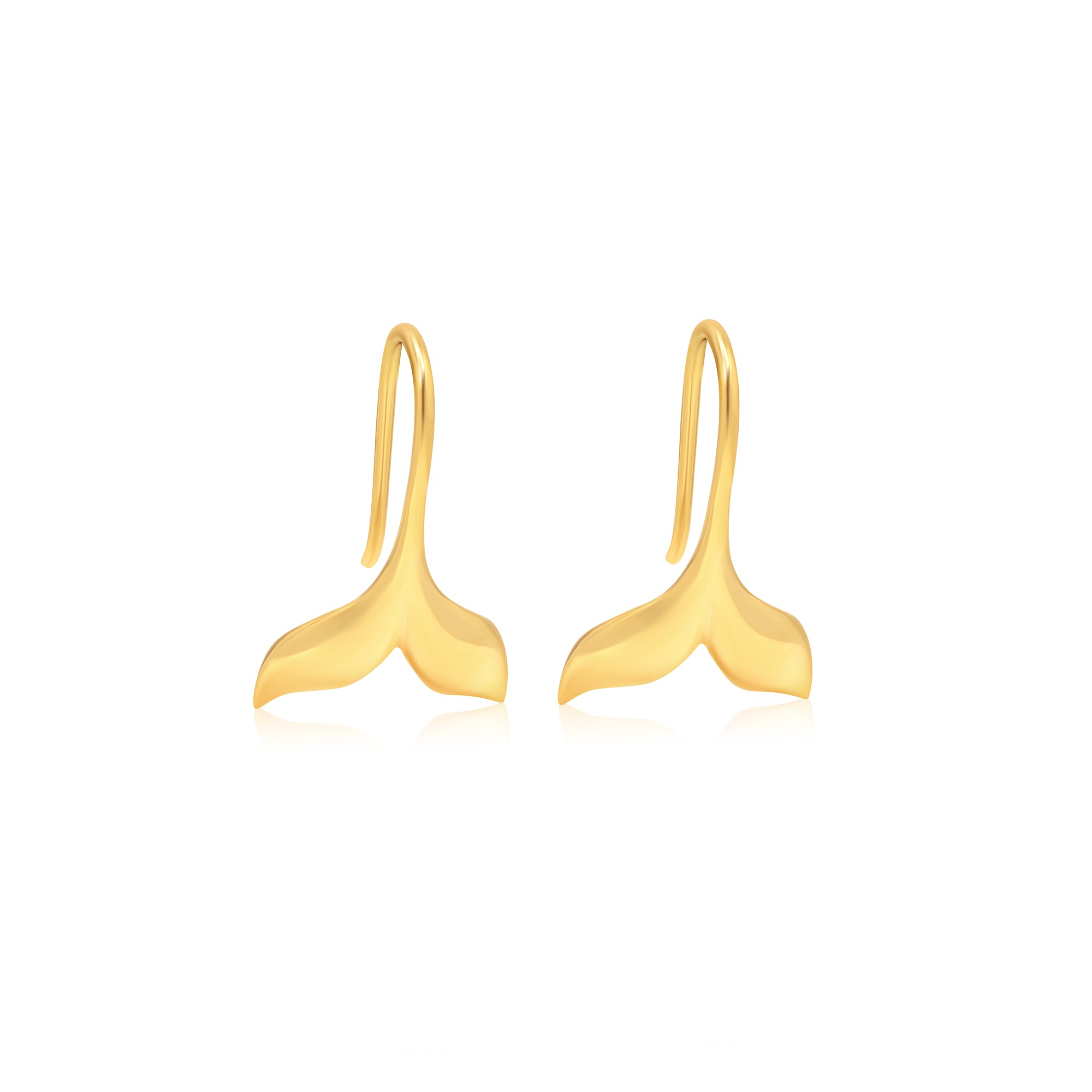 Whale Tail Gold Hook