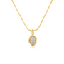 Ariel White Opal Gold Necklace
