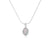 Ariel White Opal Silver Necklace