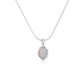 Ariel White Opal Silver Necklace