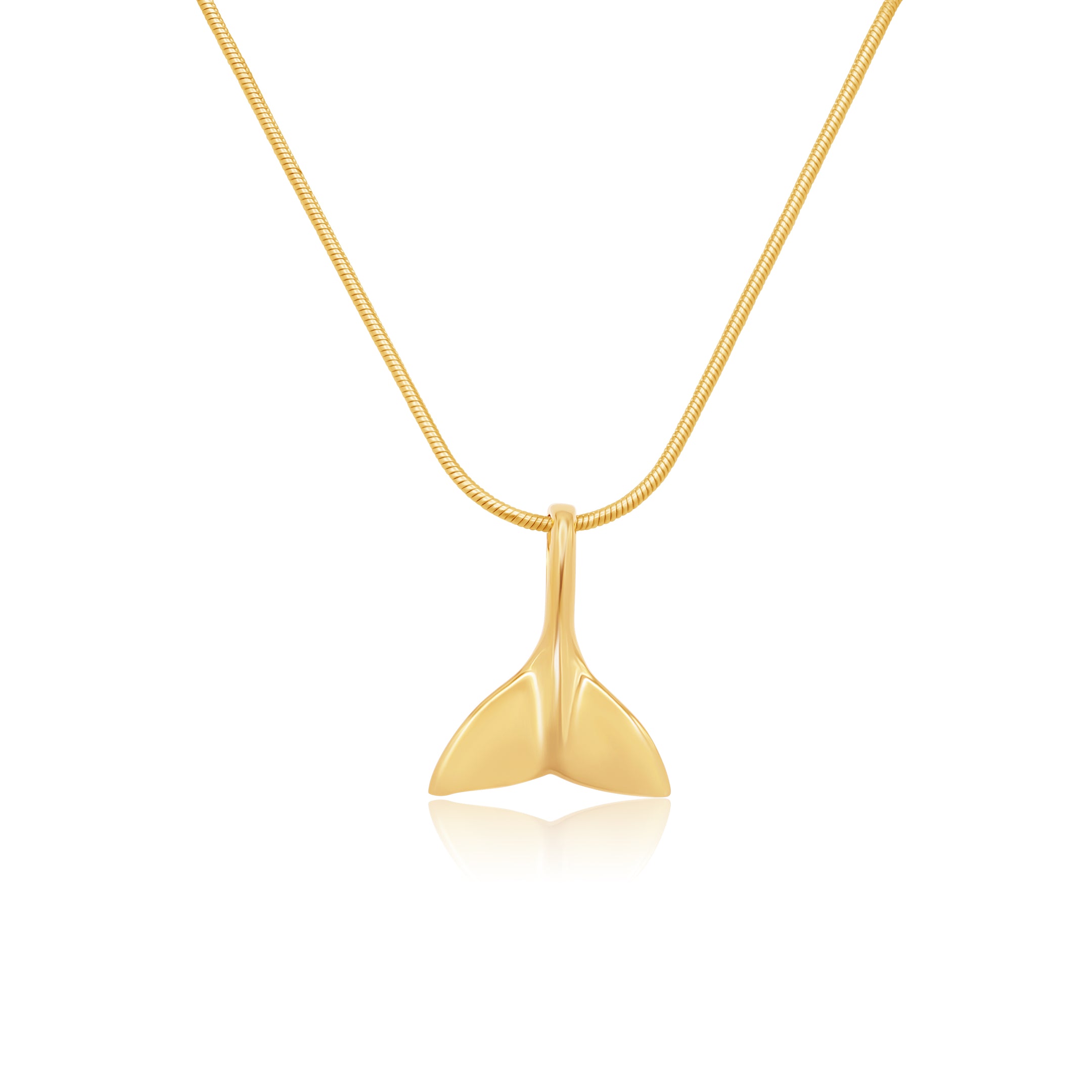 Artio Whale Tail Gold Necklace