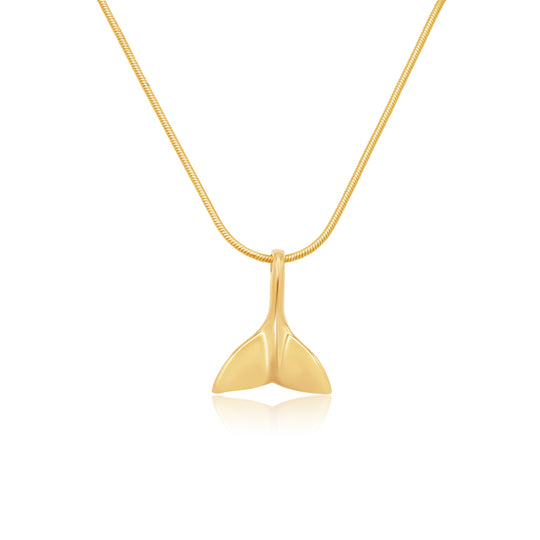 Artio Whale Tail Gold Necklace