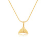 Artio Whale Tail Gold Necklace