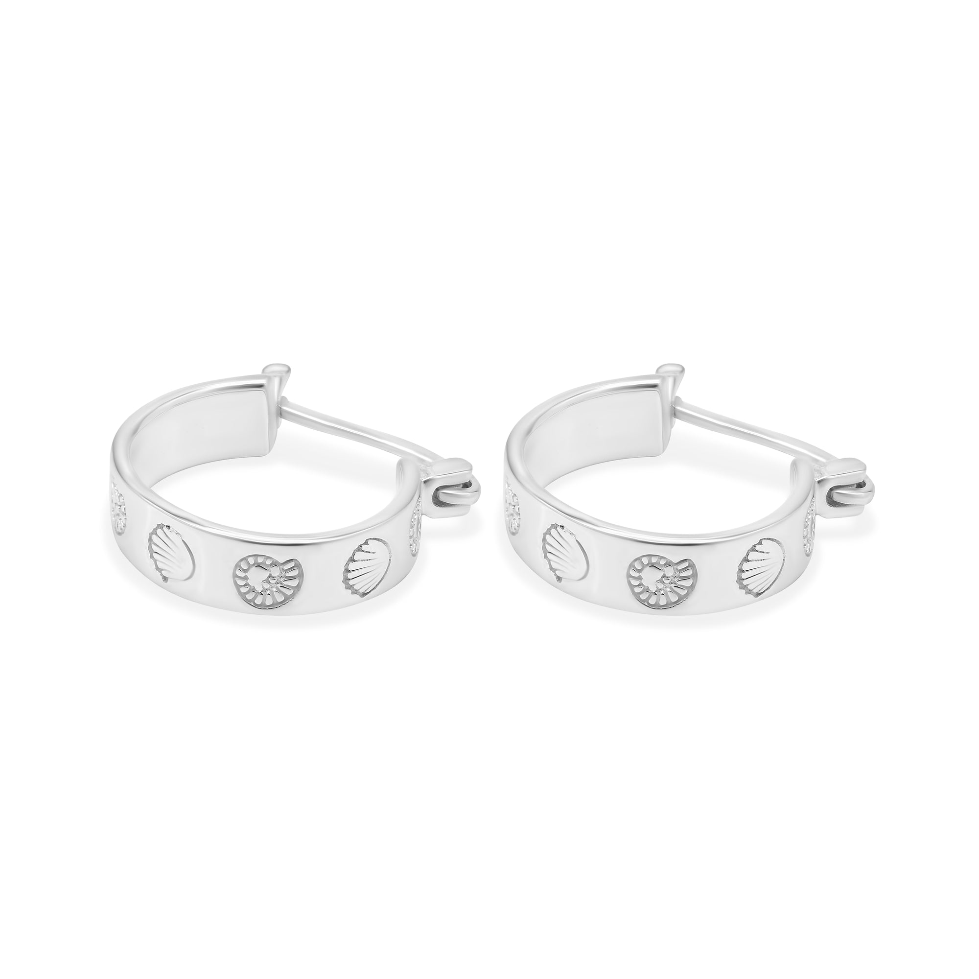 Coral Cove Hoop Silver
