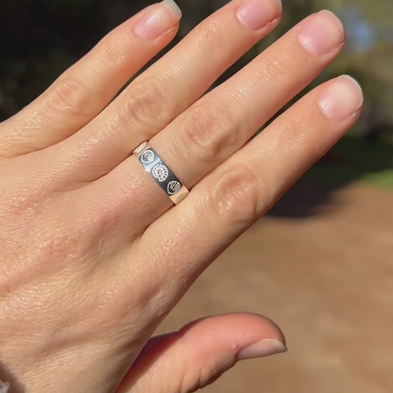 Coral Cove Silver Ring