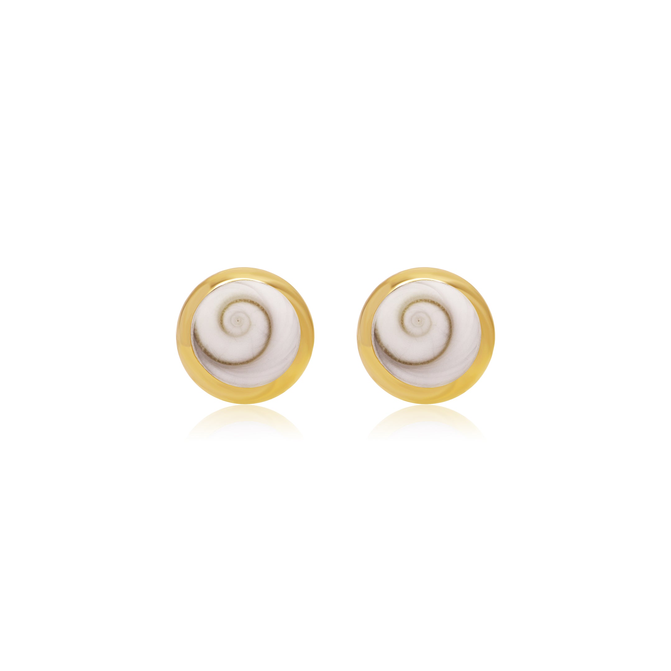 Aife Shiva Eye Gold Stud